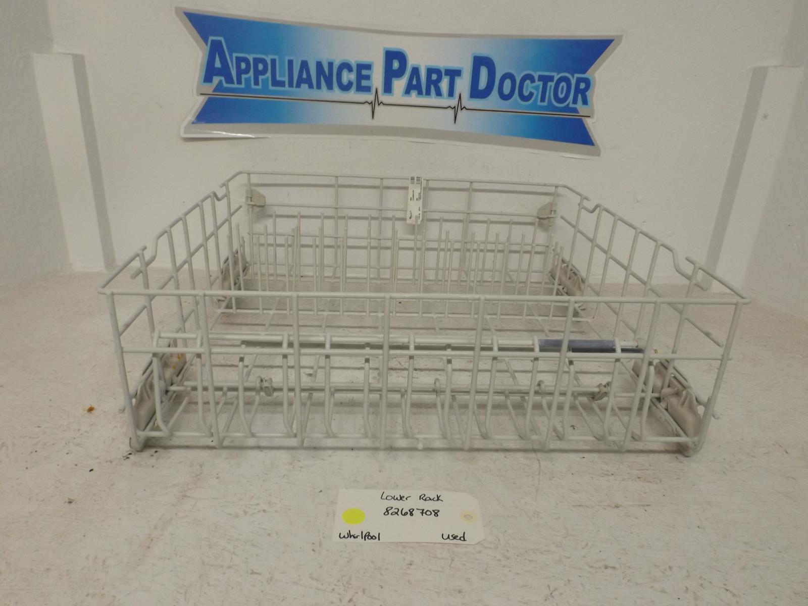 Whirlpool Dishwasher 8268708 Lower Dish Rack Used Whirlpool Dishwasher 8268708 Lower Dish Rack Used